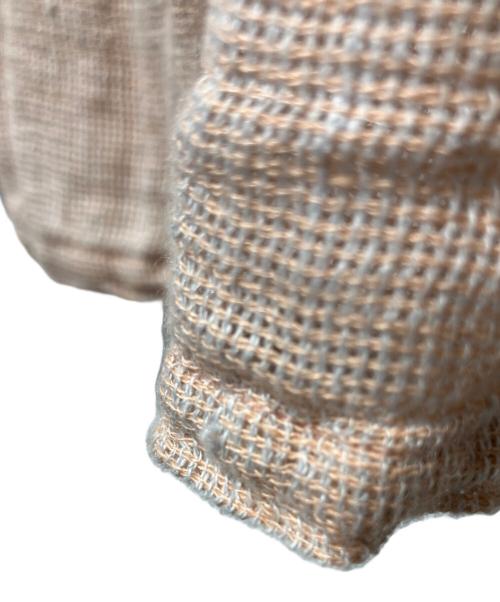 nest Robe（ネストローブ）nest Robe (ネストローブ) リネンパナマ2wayブラウス ピンク サイズ:Freeの古着・服飾アイテム