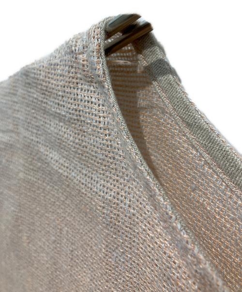 nest Robe（ネストローブ）nest Robe (ネストローブ) リネンパナマ2wayブラウス ピンク サイズ:Freeの古着・服飾アイテム