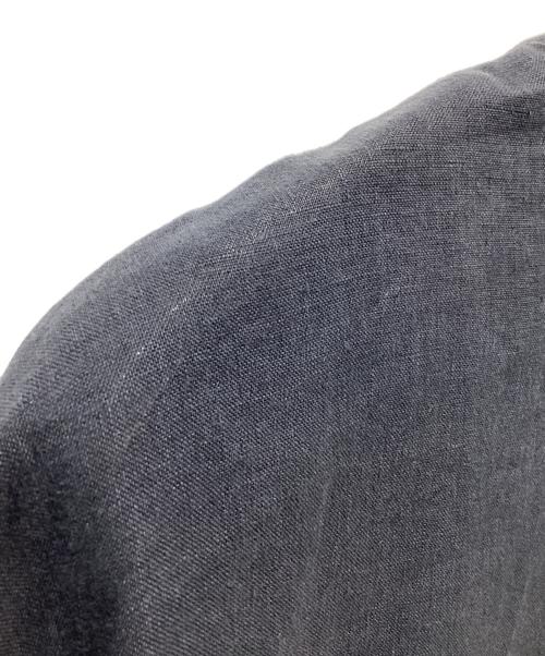 nest Robe（ネストローブ）nest Robe (ネストローブ) リネンラッフル袖2wayブラウス グレー サイズ:Freeの古着・服飾アイテム