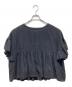 nest Robe（ネストローブ）の古着「リネンラッフル袖2wayブラウス」｜グレー