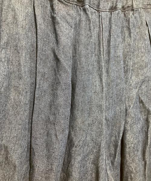 nest Robe（ネストローブ）nest Robe (ネストローブ) 10ozリネンデニムワイドテーパードパンツ インディゴ サイズ:Fの古着・服飾アイテム