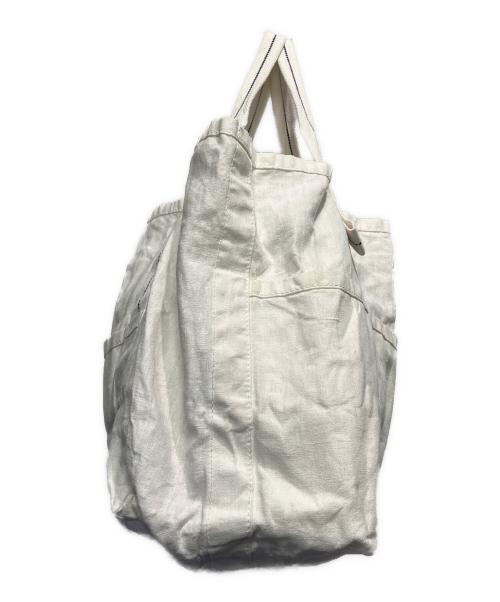 45R（フォーティファイブ・アール）45R (フォーティファイブ・アール) トートバッグ ホワイトの古着・服飾アイテム