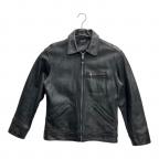Schottショット）の古着「LEATHER TRACKER JACKET」｜ブラック