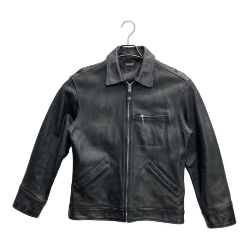 Schott（ショット）Schott (ショット) LEATHER TRACKER JACKET ブラック サイズ:Sの古着・服飾アイテム