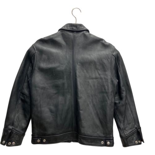 Schott（ショット）Schott (ショット) LEATHER TRACKER JACKET ブラック サイズ:Sの古着・服飾アイテム