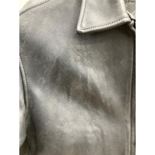 Schott（ショット）Schott (ショット) LEATHER TRACKER JACKET ブラック サイズ:Sの古着・服飾アイテム