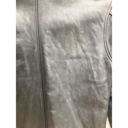 Schott（ショット）Schott (ショット) LEATHER TRACKER JACKET ブラック サイズ:Sの古着・服飾アイテム
