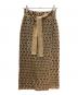 TAN（タン）の古着「CARVE WRAP SKIRT」｜ベージュ