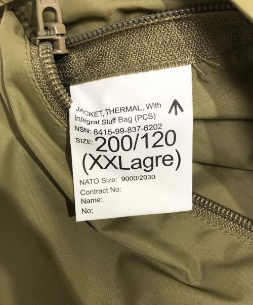 VINTAGE MILITARY（ヴィンテージ ミリタリー）VINTAGE MILITARY (ヴィンテージ ミリタリー) British Army(イギリス軍) PCS Thermal Jacket カーキ サイズ:XXLの古着・服飾アイテム