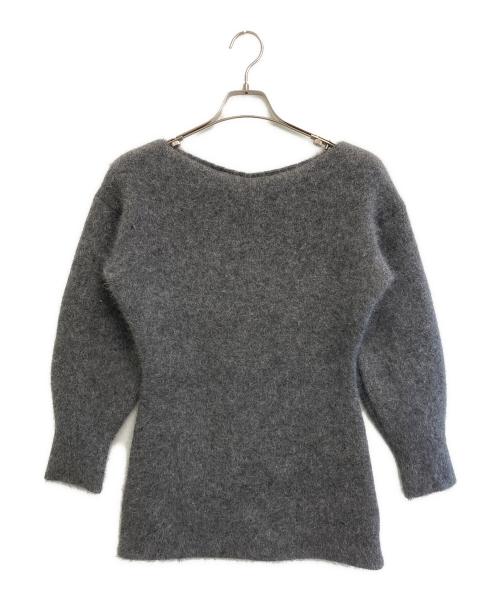 THE TOE（ザ・トゥー）THE TOE (ザ・トゥー) Richmond Angora Sweater グレー サイズ:SIZE Sの古着・服飾アイテム