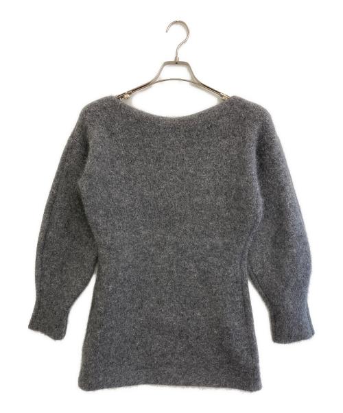THE TOE（ザ・トゥー）THE TOE (ザ・トゥー) Richmond Angora Sweater グレー サイズ:SIZE Sの古着・服飾アイテム