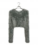 AMBUSHアンブッシュ）の古着「FUR CROPPED TURTLENECK」｜グレー