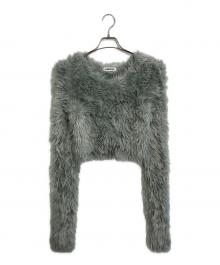 AMBUSH（アンブッシュ）の古着「FUR CROPPED TURTLENECK」｜グレー