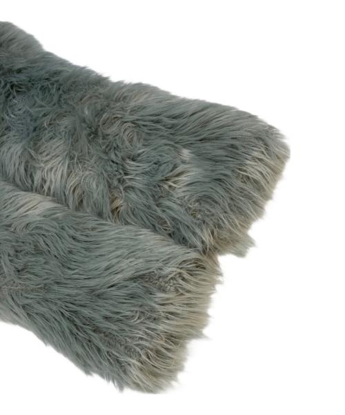 AMBUSH（アンブッシュ）AMBUSH (アンブッシュ) FUR CROPPED TURTLENECK グレー サイズ:SIZE XSの古着・服飾アイテム