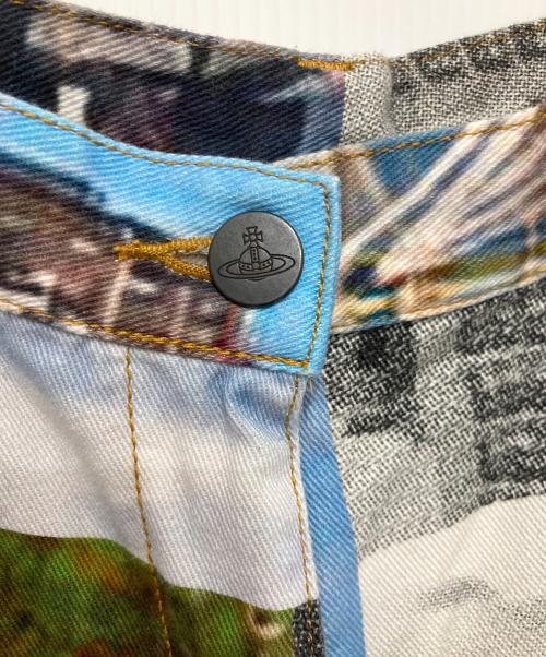 Vivienne Westwood RED LABEL（ヴィヴィアンウエストウッドレッドレーベル）Vivienne Westwood RED LABEL (ヴィヴィアンウエストウッドレッドレーベル) Piccadilly Circus Pants ブルー サイズ:2の古着・服飾アイテム