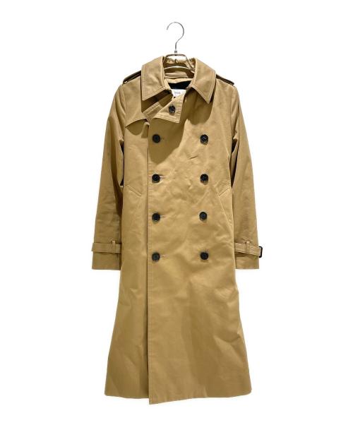 HYKE（ハイク）HYKE (ハイク) TRENCH COAT 17005/トレンチコート 17005 ブラウン サイズ:1 未使用品の古着・服飾アイテム