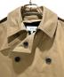 中古・古着 HYKE (ハイク) TRENCH COAT 17005/トレンチコート 17005 ブラウン サイズ:1 未使用品：20000円