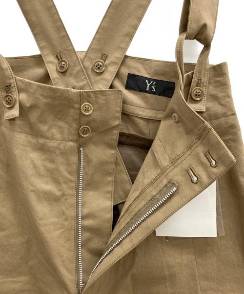 Y's（ワイズ）Y's (ワイズ) サスペンダーワイドパンツ オリーブ サイズ:2の古着・服飾アイテム