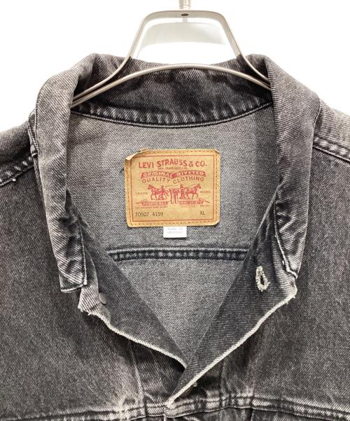 LEVI'S（リーバイス）LEVI'S (リーバイス) デニムジャケット サルファブラック サイズ:XLの古着・服飾アイテム