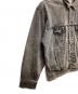 中古・古着 LEVI'S (リーバイス) デニムジャケット サルファブラック サイズ:XL：23000円