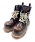 THEWOLF GLOBAL（ザ ウルフ グローバル）の古着「TANKER WOLF COMBAT BOOT」｜ブラウン