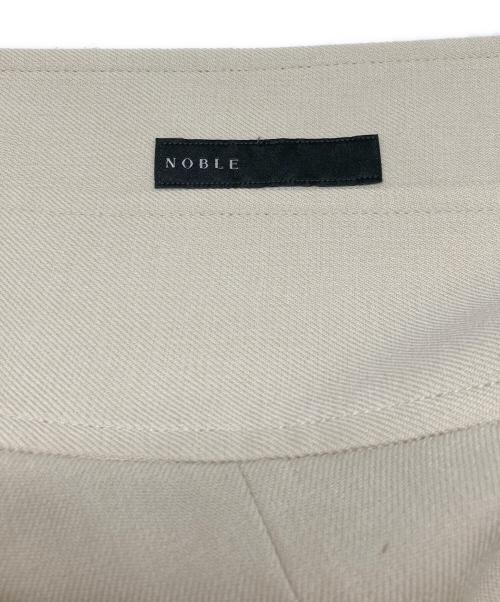 Noble（ノーブル）Noble (ノーブル) メランジカラーリネンライクトルネードスカート ベージュ サイズ:38の古着・服飾アイテム