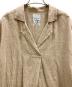 CLOTH&CROSS (クロスアンドクロス) リネンシャンブレー スキッパーワンピース ベージュ サイズ:2：10000円