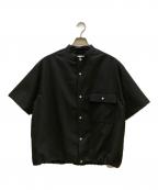 Manual Alphabetマニュアル アルファベット）の古着「WIDE SPINDLE S/S SHT」｜ブラック