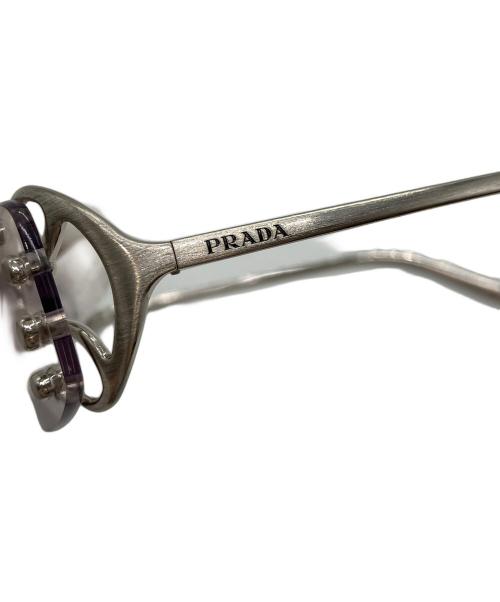 PRADA（プラダ）PRADA (プラダ) ランウェイ サングラス ヌーヴォー シルバー サイズ:SIZE 52/20 135の古着・服飾アイテム