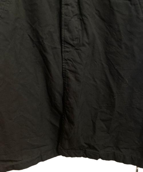 COMME des GARCONS HOMME（コムデギャルソン オム）COMME des GARCONS HOMME (コムデギャルソン オム) エステルツイル製品染めコート ブラック サイズ:XSの古着・服飾アイテム