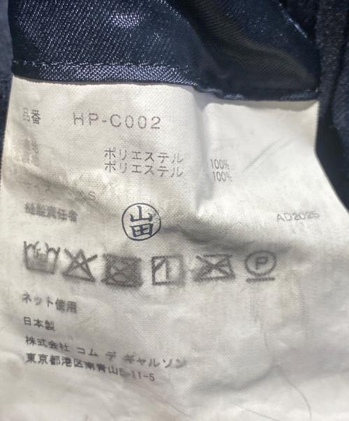 COMME des GARCONS HOMME（コムデギャルソン オム）COMME des GARCONS HOMME (コムデギャルソン オム) エステルツイル製品染めコート ブラック サイズ:XSの古着・服飾アイテム