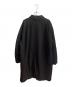 COMME des GARCONS HOMME (コムデギャルソン オム) エステルツイル製品染めコート ブラック サイズ:XS：72000円