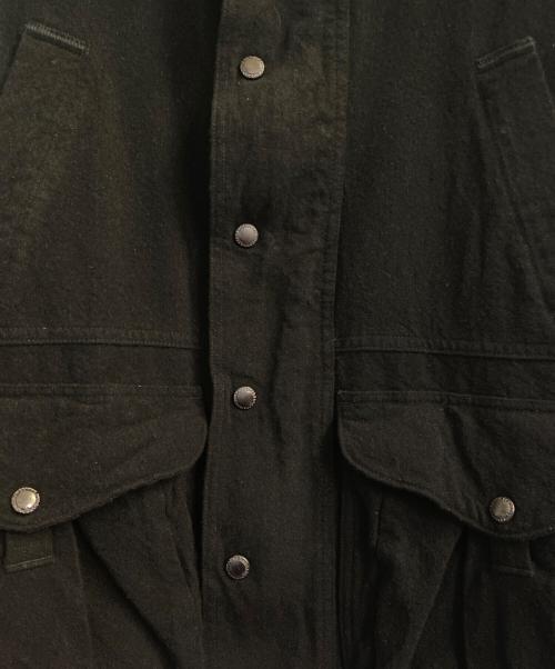 JUNYA WATANABE MAN（ジュンヤワタナベマン）JUNYA WATANABE MAN (ジュンヤワタナベマン) FILSON (フィルソン) Wネームウールアクリルツイルジャケット ブラック サイズ:XSの古着・服飾アイテム