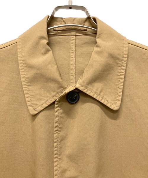 DRIES VAN NOTEN（ドリスヴァンノッテン）DRIES VAN NOTEN (ドリスヴァンノッテン) RANKLES GD 9121 M.W.COAT/ ステンカラーオーバーサイズコート ベージュ サイズ:Sの古着・服飾アイテム