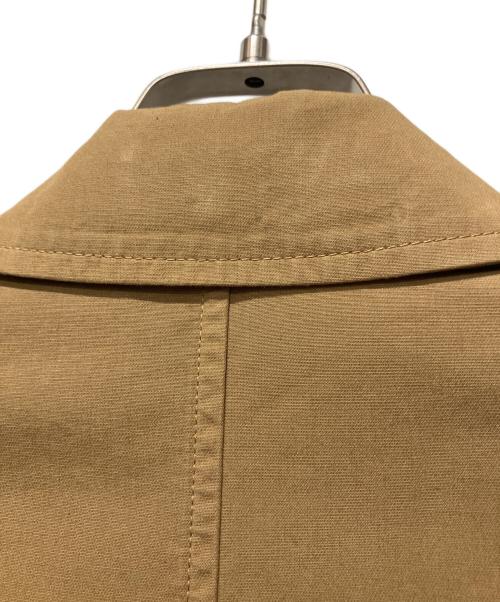 DRIES VAN NOTEN（ドリスヴァンノッテン）DRIES VAN NOTEN (ドリスヴァンノッテン) RANKLES GD 9121 M.W.COAT/ ステンカラーオーバーサイズコート ベージュ サイズ:Sの古着・服飾アイテム