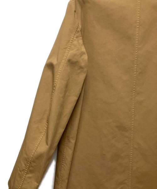 DRIES VAN NOTEN（ドリスヴァンノッテン）DRIES VAN NOTEN (ドリスヴァンノッテン) RANKLES GD 9121 M.W.COAT/ ステンカラーオーバーサイズコート ベージュ サイズ:Sの古着・服飾アイテム