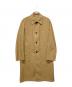 DRIES VAN NOTEN（ドリスヴァンノッテン）の古着「RANKLES GD 9121 M.W.COAT/ ステンカラーオーバーサイズコート」｜ベージュ