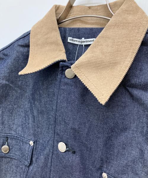 uniform experiment（ユニフォームエクスペリメント）uniform experiment (ユニフォームエクスペリメント) DENIM COVERALL インディゴ サイズ:SIZE 1の古着・服飾アイテム