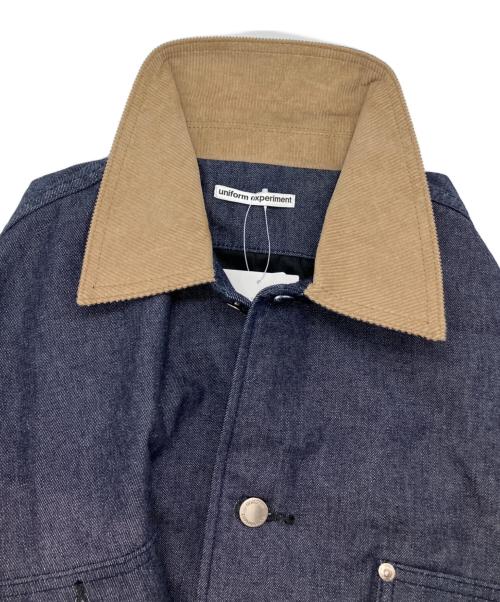 uniform experiment（ユニフォームエクスペリメント）uniform experiment (ユニフォームエクスペリメント) DENIM COVERALL インディゴ サイズ:SIZE 1の古着・服飾アイテム
