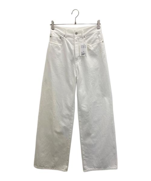 UNITED ARROWS（ユナイテッドアローズ）UNITED ARROWS (ユナイテッドアローズ) ルーズシルエットデニムパンツ ホワイト サイズ:38 未使用品の古着・服飾アイテム