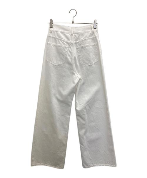 UNITED ARROWS（ユナイテッドアローズ）UNITED ARROWS (ユナイテッドアローズ) ルーズシルエットデニムパンツ ホワイト サイズ:38 未使用品の古着・服飾アイテム