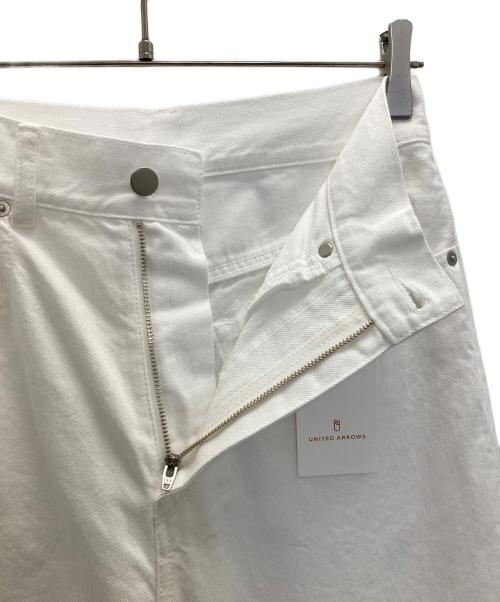 UNITED ARROWS（ユナイテッドアローズ）UNITED ARROWS (ユナイテッドアローズ) ルーズシルエットデニムパンツ ホワイト サイズ:38 未使用品の古着・服飾アイテム