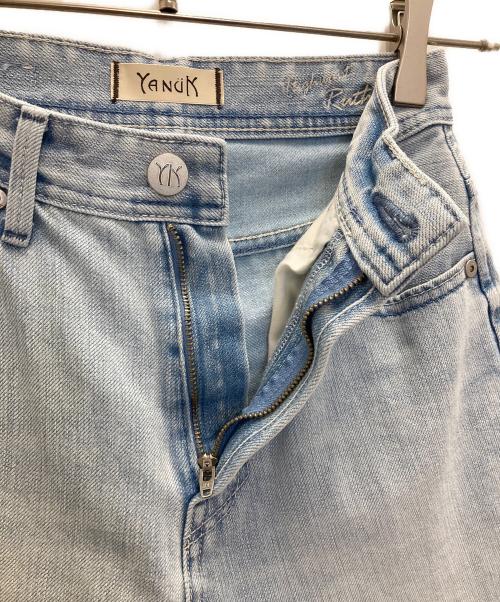 YANUK（ヤヌーク）YANUK (ヤヌーク) RUTH ハイウエスト スリムテーパード デニムパンツ インディゴ サイズ:23の古着・服飾アイテム