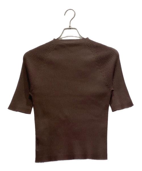 ADORE（アドーア）ADORE (アドーア) ベーシックリブ ブラウン サイズ:38 未使用品の古着・服飾アイテム