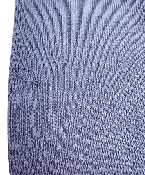 Snidel（スナイデル）Snidel (スナイデル) Sustainableプリーツフリルドッキングワンピース ブルー サイズ:Freeの古着・服飾アイテム