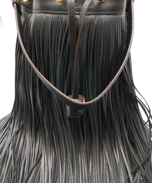 J&M DAVIDSON（ジェイ＆エム デヴィッドソン）J&M DAVIDSON (ジェイ＆エム デヴィッドソン) THE FRINGE 2WAYバッグ ブラックの古着・服飾アイテム