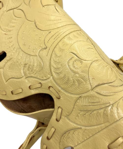 Carving Tribes（カービングトライブス）CARVING TRIBES (カービングトライブス) ハンドバッグ イエローの古着・服飾アイテム
