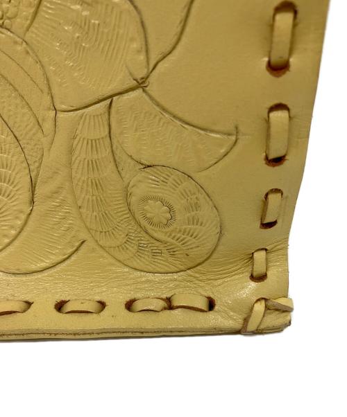 Carving Tribes（カービングトライブス）CARVING TRIBES (カービングトライブス) ハンドバッグ イエローの古着・服飾アイテム