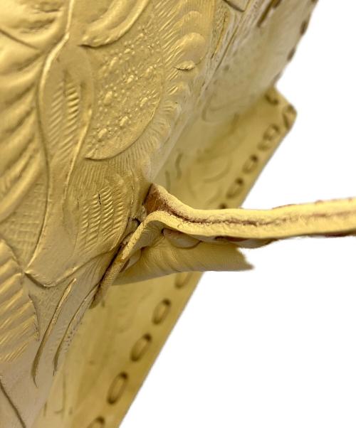Carving Tribes（カービングトライブス）CARVING TRIBES (カービングトライブス) ハンドバッグ イエローの古着・服飾アイテム