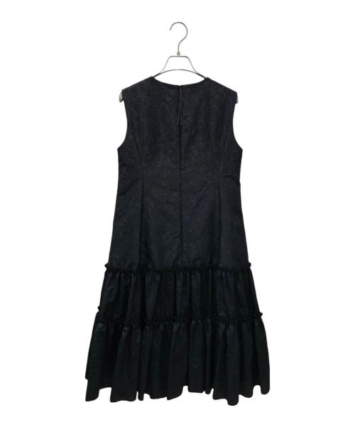 ADEAM（アディアム）ADEAM (アディアム) 25SS ロータスドレス ブラックの古着・服飾アイテム